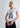 T-shirt Liu Jo WF3078J5923Q9611 in cotone bianco stampa denim fits
