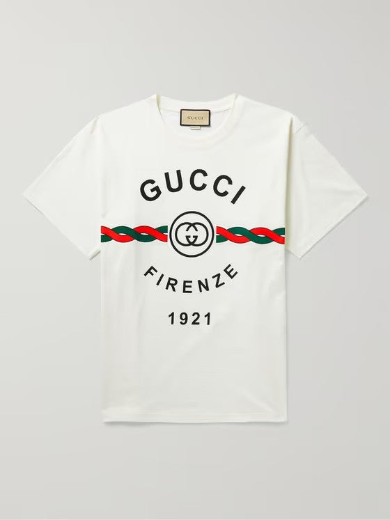 T-shirt Gucci in cotone con logo 616036XJD7T