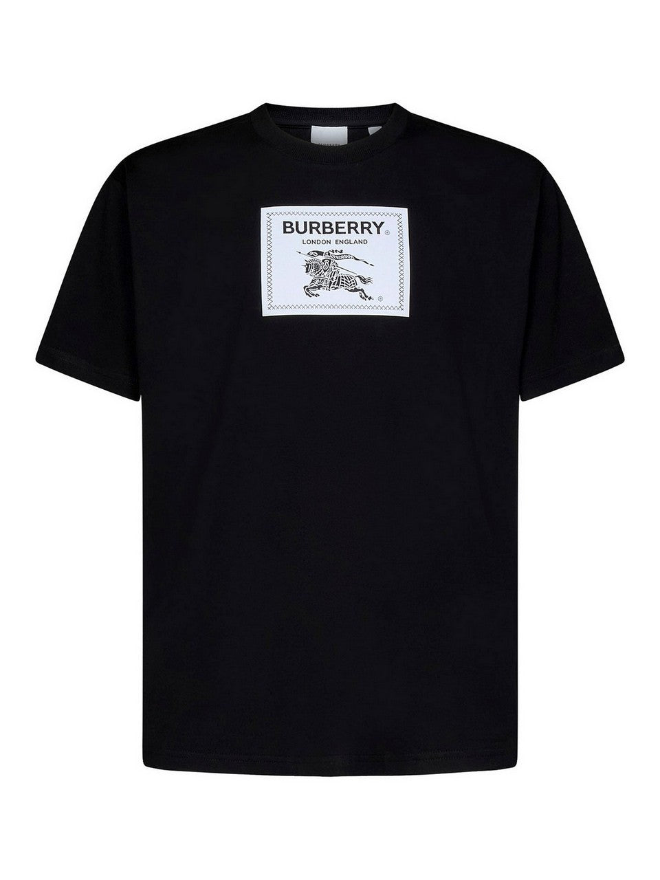 T-Shirt Burberry 80651871005 in cotone con etichetta-logo