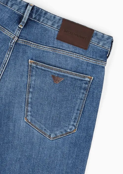 Jeans J06 slim fit in comfort denim 11,5 oz washed 8N1J06