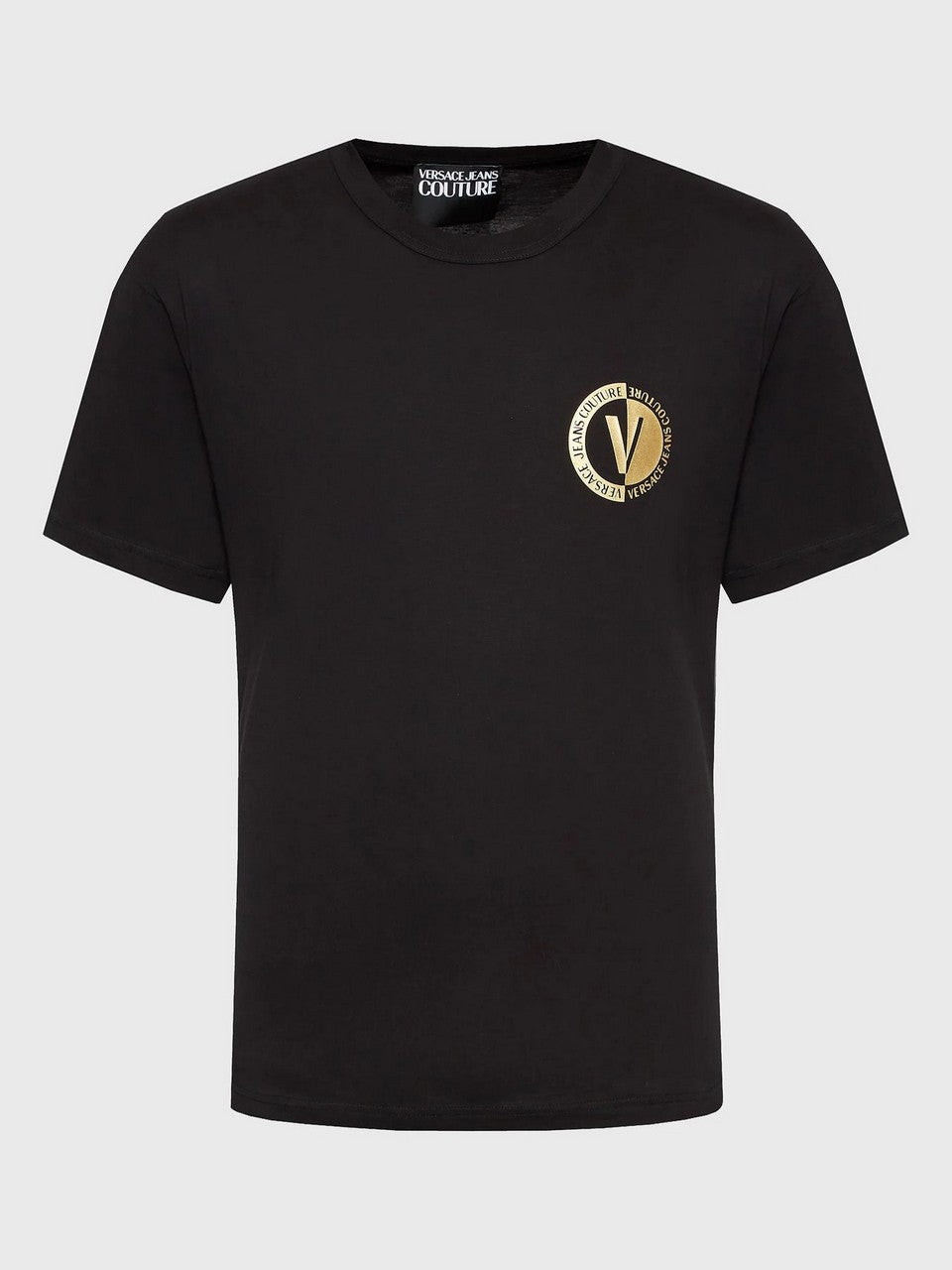 T-shirt Versace Couture 74GAHT10 Nero Regular Fit